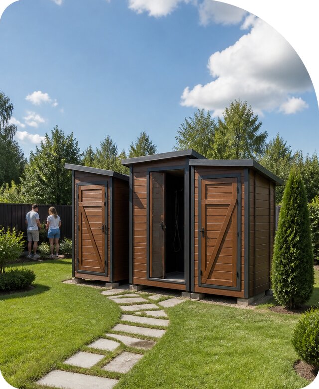Душ туалет хозблок под ключ в Ступине по цене 67561 р. | РадиДОМА-Стп